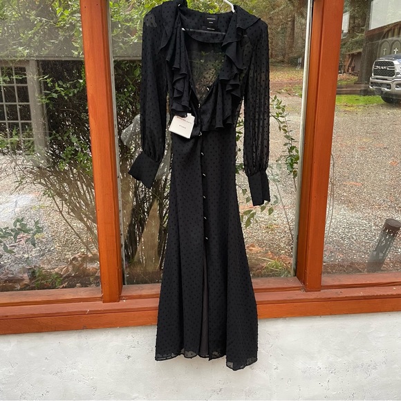 massimo dutti black midi dress Jo Jacket Dress XL / Black main image 1